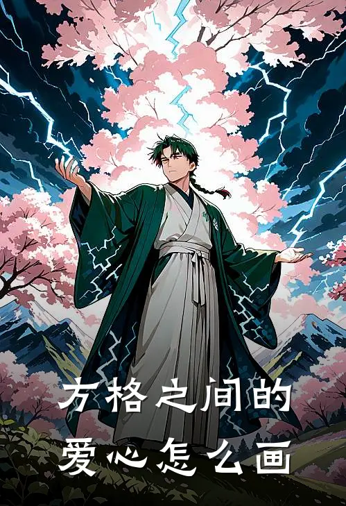 方格之间的爱心怎么画