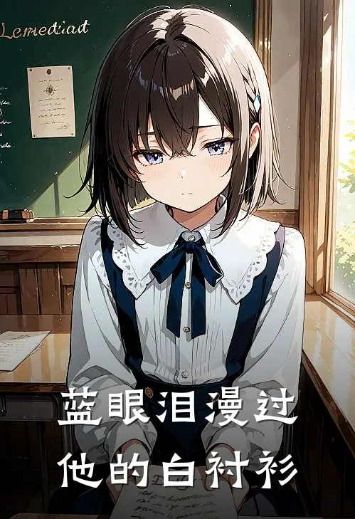 蓝眼泪漫过他的白衬衫