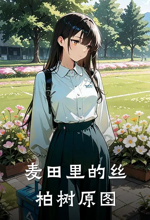 麦田里的丝柏树原图